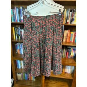 Sweet pleated skirt with roses, LuLaRoe Madison NWT Medium